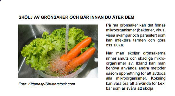 Bild av livsmedelsinstruktion.