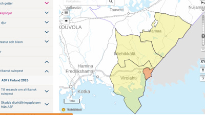 ASF-utbrott Finland 2026