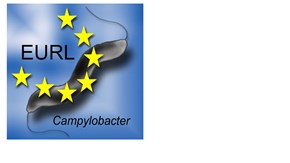 illustration med en campylobacter, stjärnor och EURL-texten.