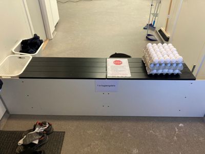 Entré till fjäderfäanläggning