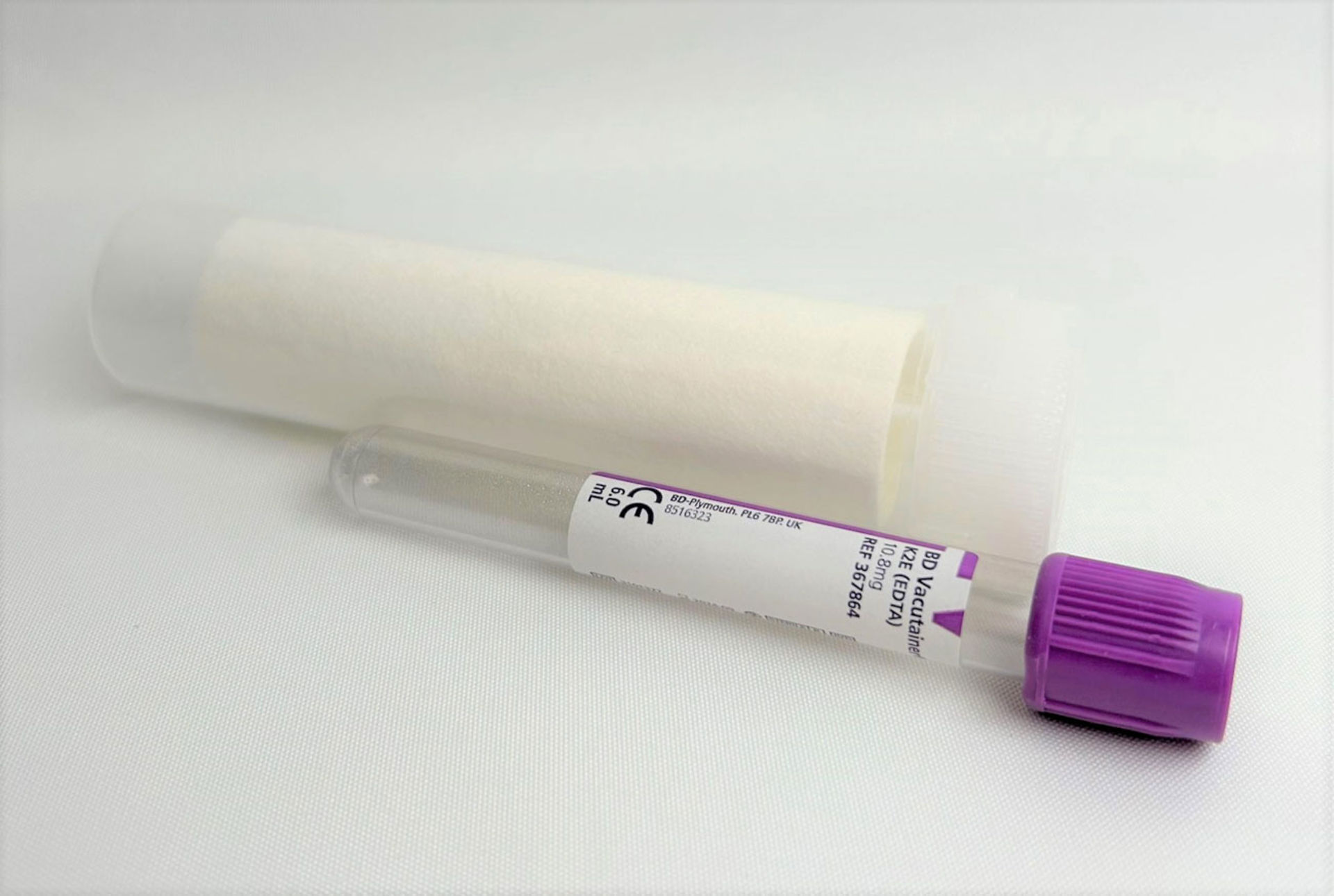 Vacutainerrör med EDTA 6 ml, med hylsa, 1 st - SVA