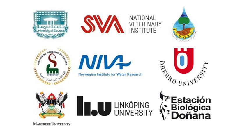 Logotyper från de organisationer som ingår i samarbetet.
