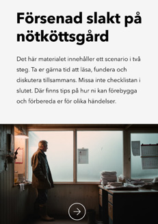 Omslag: Försenad slakt på nötköttsgård