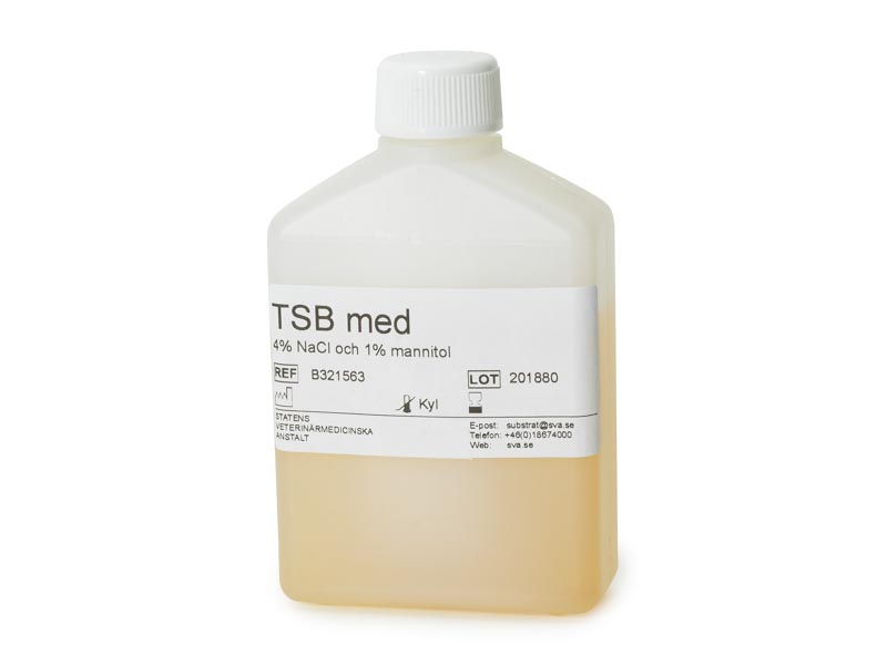 TSB med 4 procent NaCl och 1 procent mannitol, 100 ml